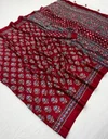 Shisha By Girnar Semi Modal With Mirror Work Saree